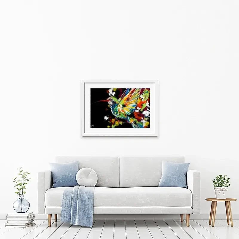 Hummingbird Framed Art Print Hummingbird Framed Art Print wall art product Jackie Bridges