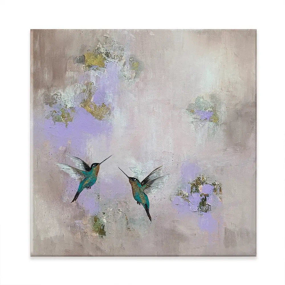 Hummingbirds Delight Canvas Print