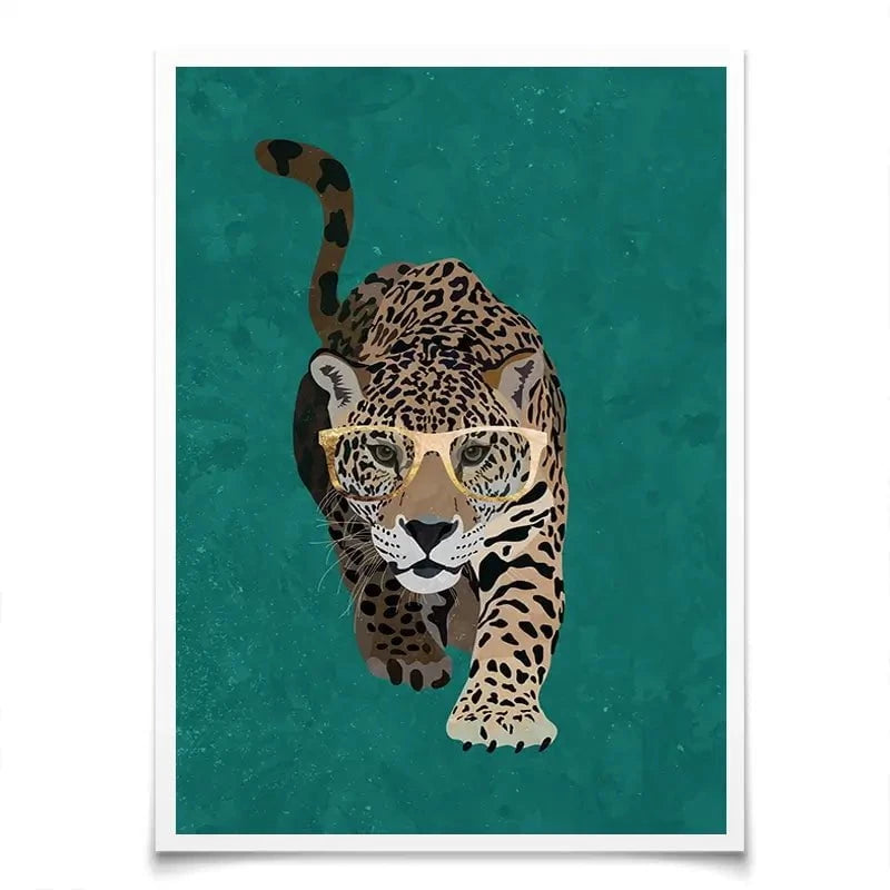 Hunting Leopard Art Print Hunting Leopard Art Print wall art product Sarah Manovski