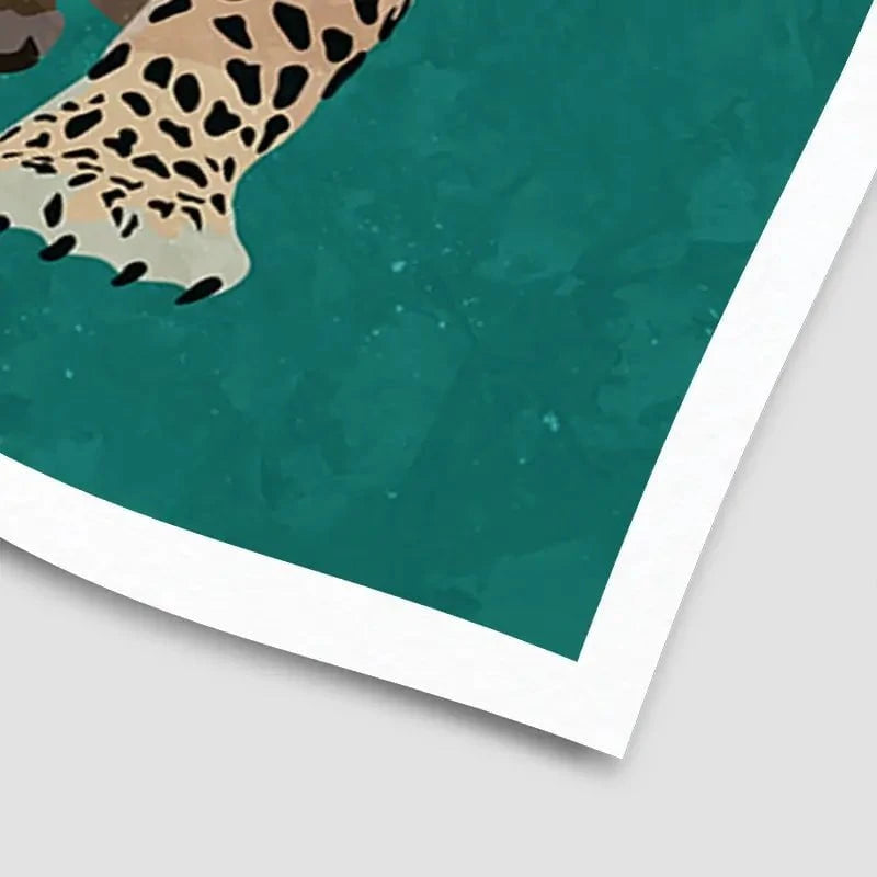 Hunting Leopard Art Print Hunting Leopard Art Print wall art product Sarah Manovski