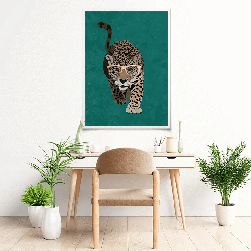 Hunting Leopard Art Print Hunting Leopard Art Print wall art product Sarah Manovski