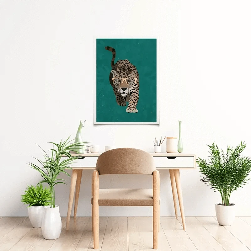 Hunting Leopard Art Print Hunting Leopard Art Print wall art product Sarah Manovski