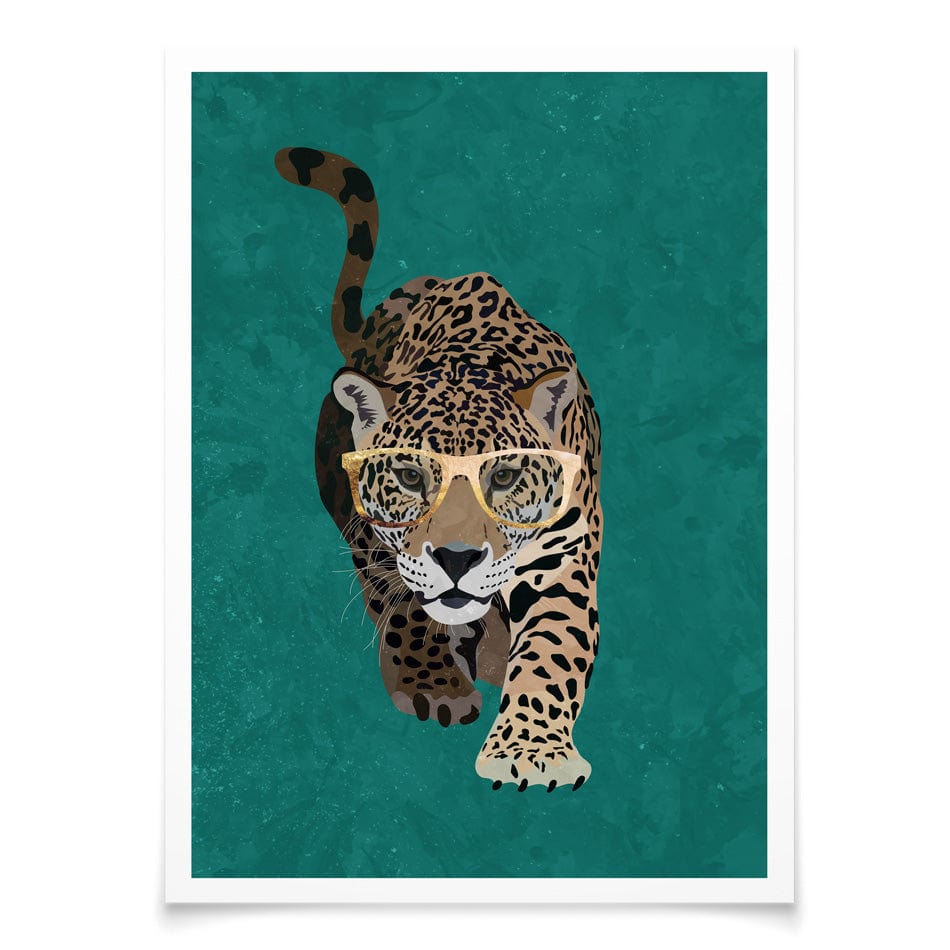 Hunting Leopard Art Print wall art product / Shutterstock
