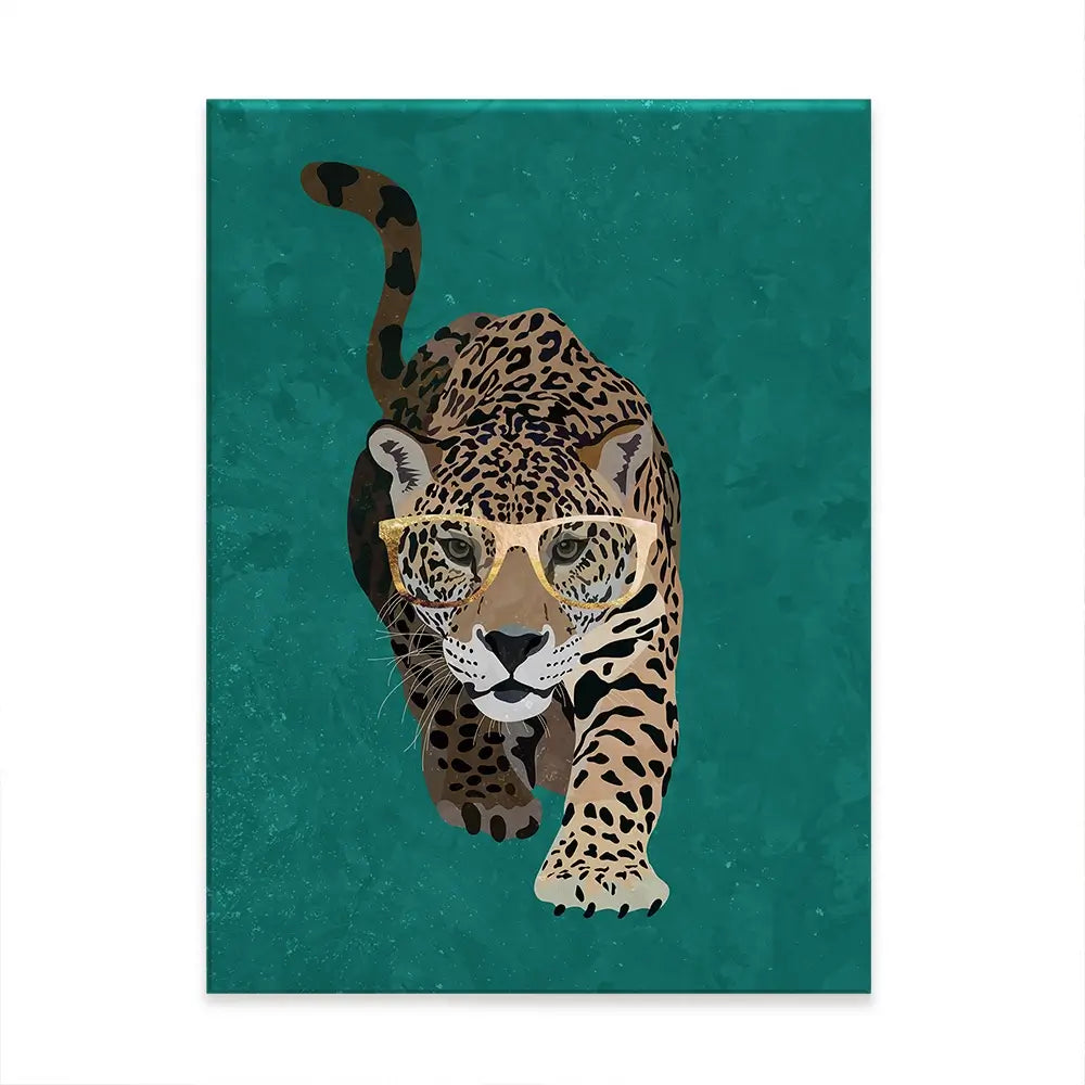 Hunting Leopard Canvas Print Hunting Leopard Canvas Print wall art product Sarah Manovski