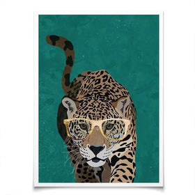 Hunting Leopard Close Up Art Print Hunting Leopard Close Up Art Print wall art product Sarah Manovski