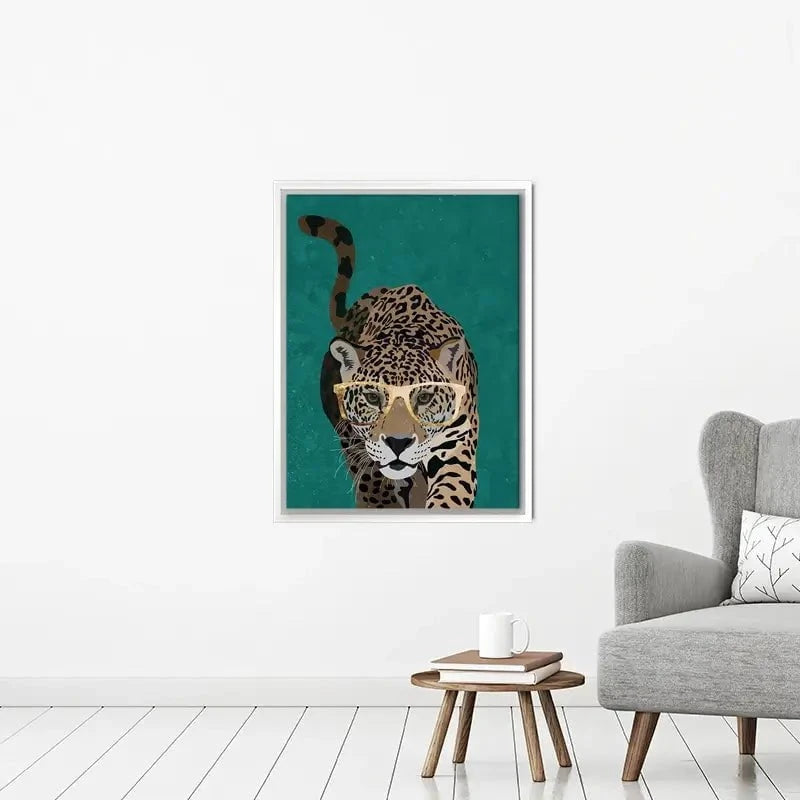 Hunting Leopard Close Up Canvas Print Hunting Leopard Close Up Canvas Print wall art product Sarah Manovski