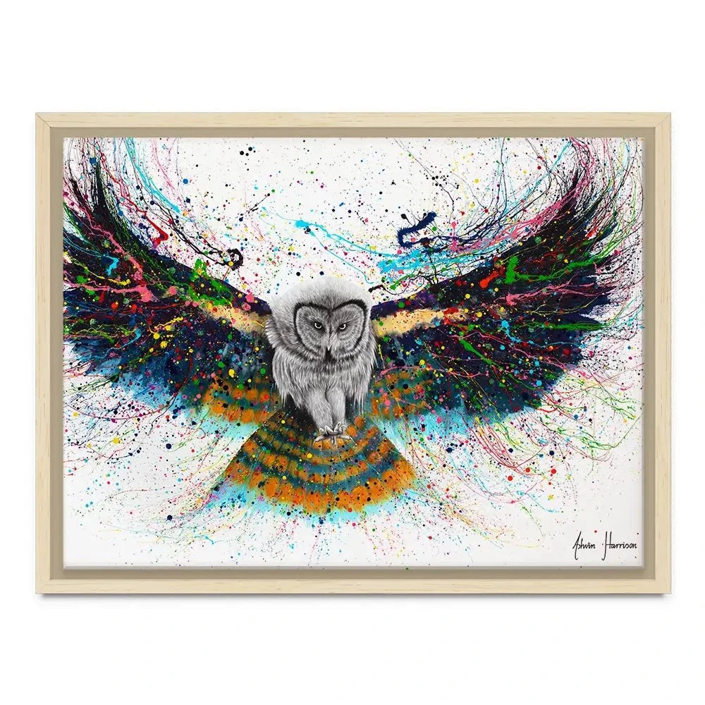 Hypnotic Twilight Owl Canvas Print Hypnotic Twilight Owl Canvas Print wall art product Ashvin Harrison