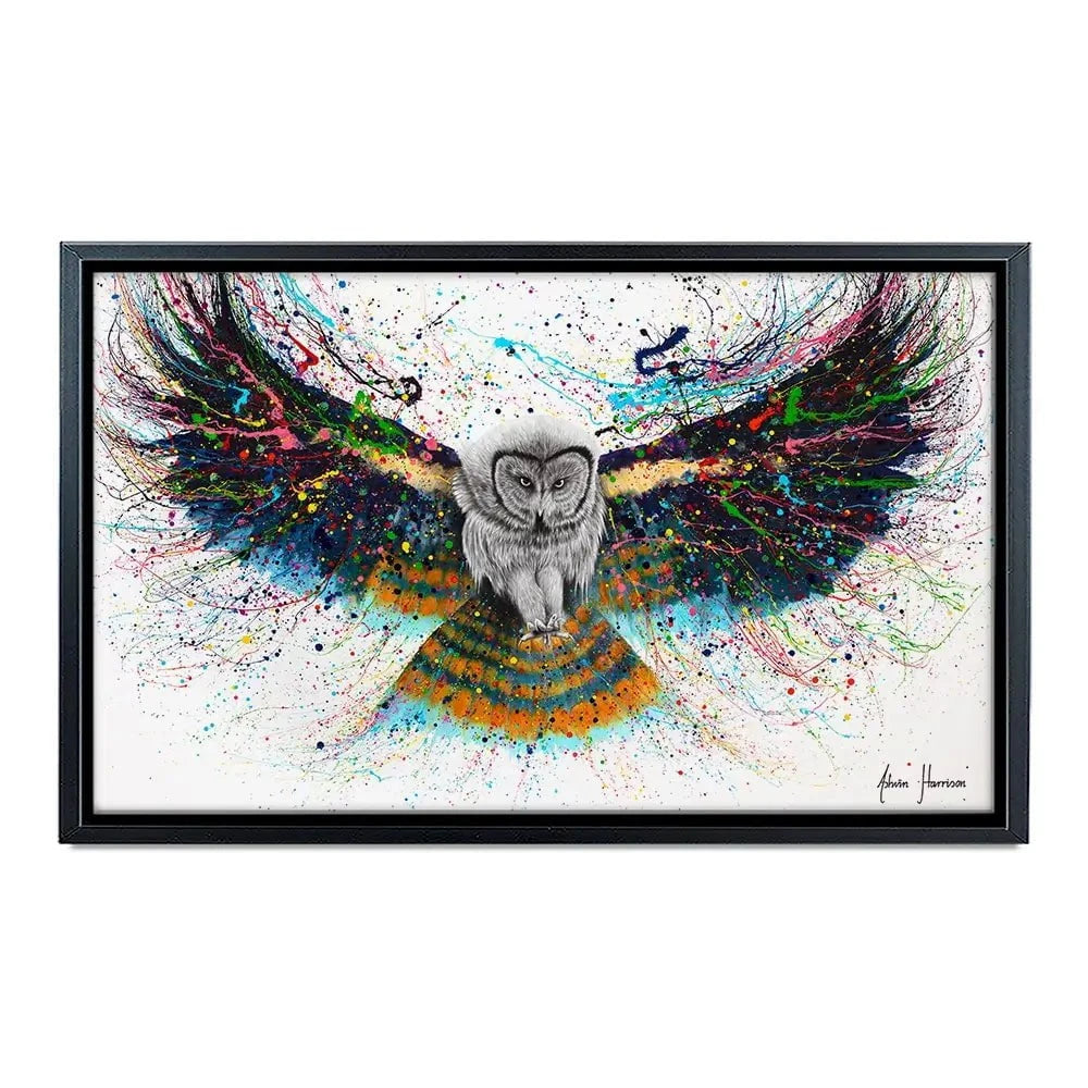 Hypnotic Twilight Owl Canvas Print Hypnotic Twilight Owl Canvas Print wall art product Ashvin Harrison