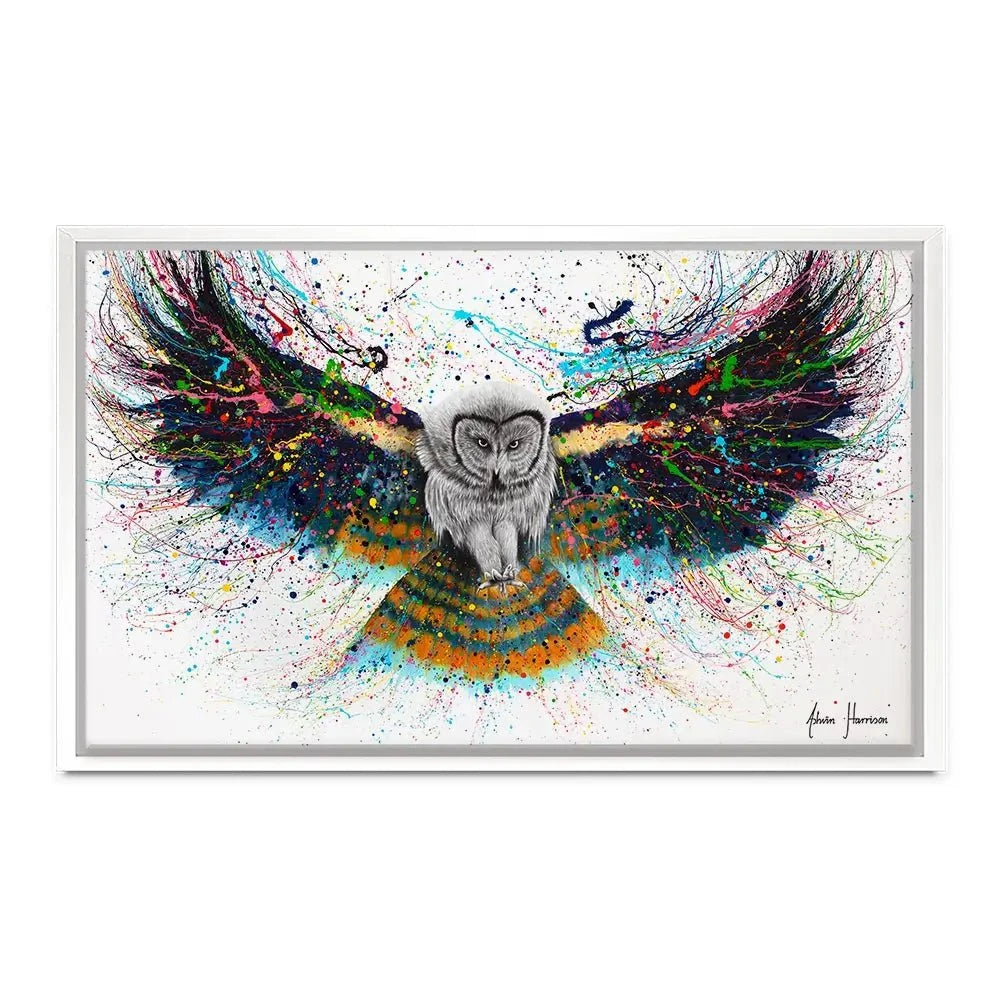 Hypnotic Twilight Owl Canvas Print Hypnotic Twilight Owl Canvas Print wall art product Ashvin Harrison