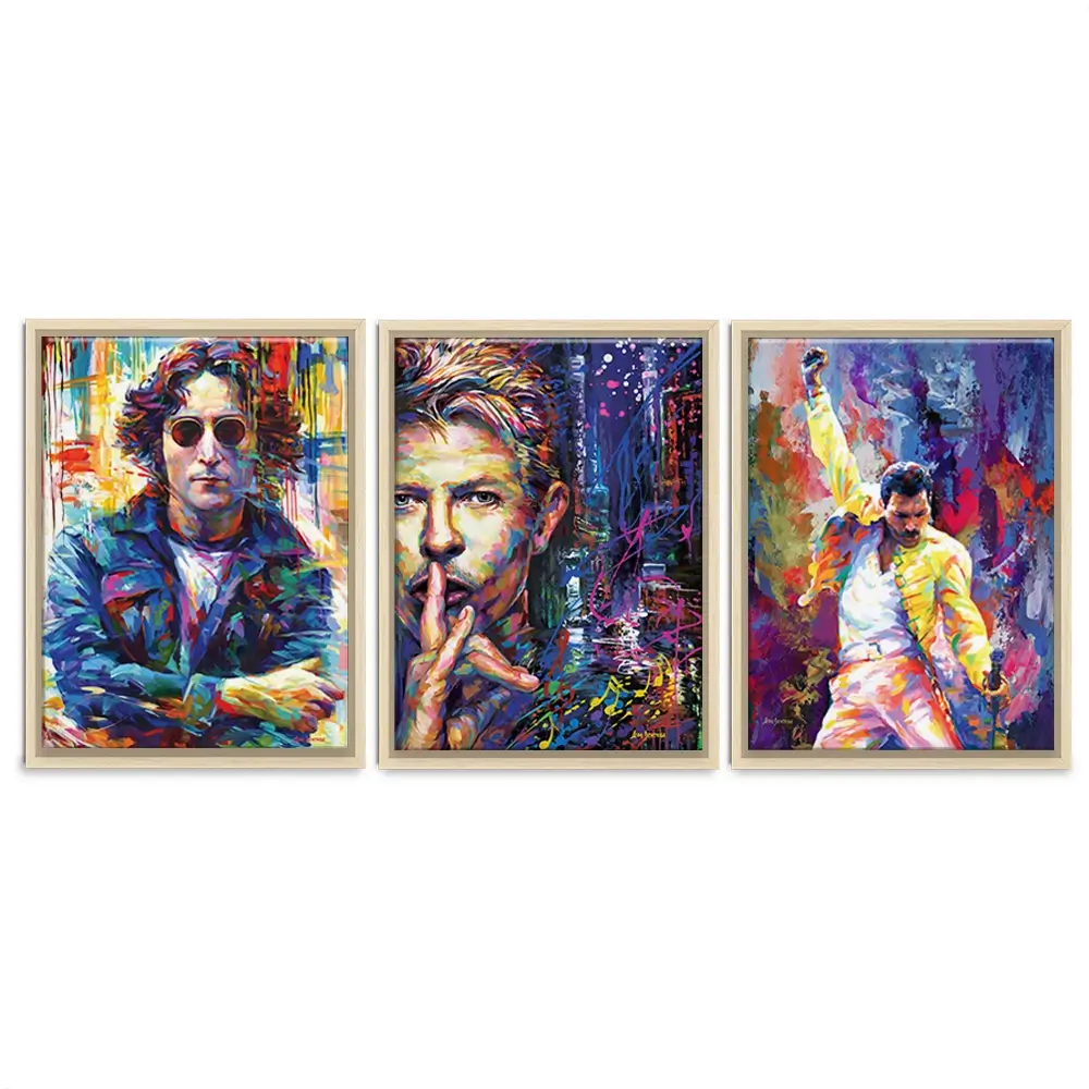 Iconic Men Trio Canvas Print Iconic Men Trio Canvas Print wall art product Leon Devenice