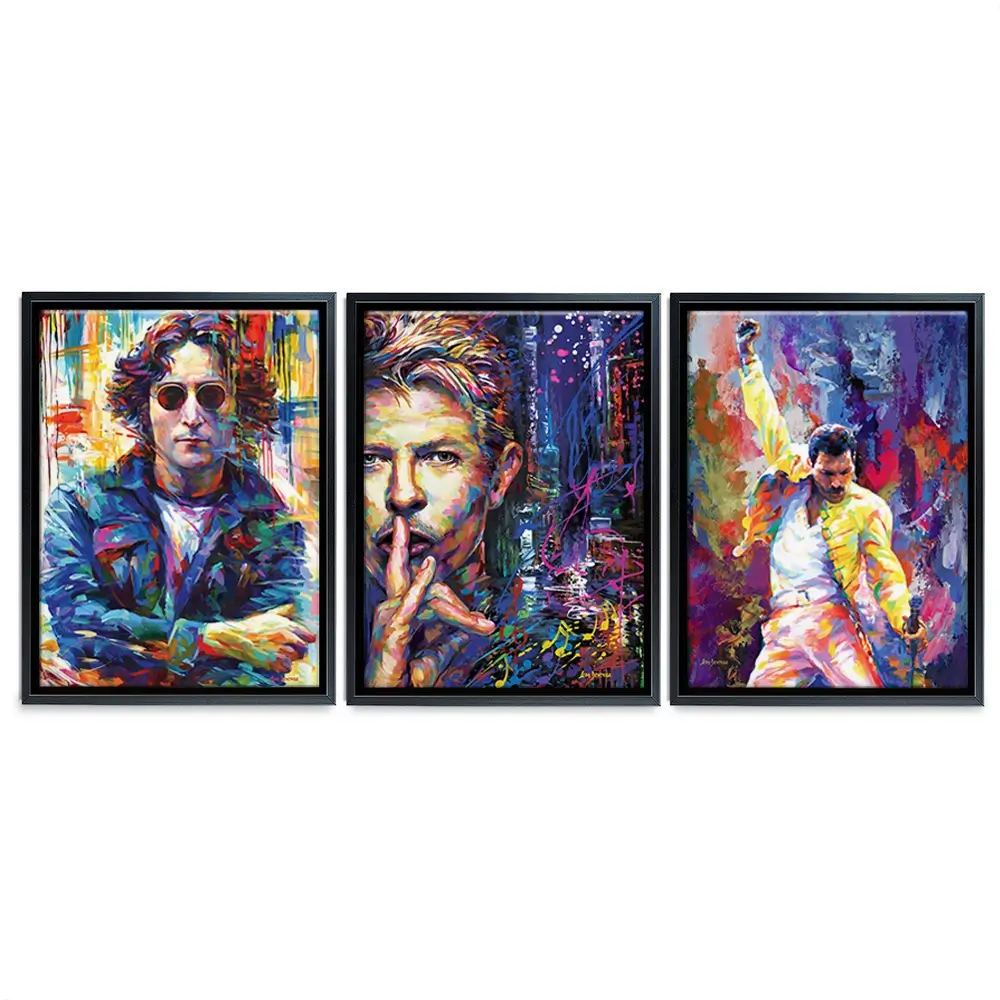 Iconic Men Trio Canvas Print Iconic Men Trio Canvas Print wall art product Leon Devenice