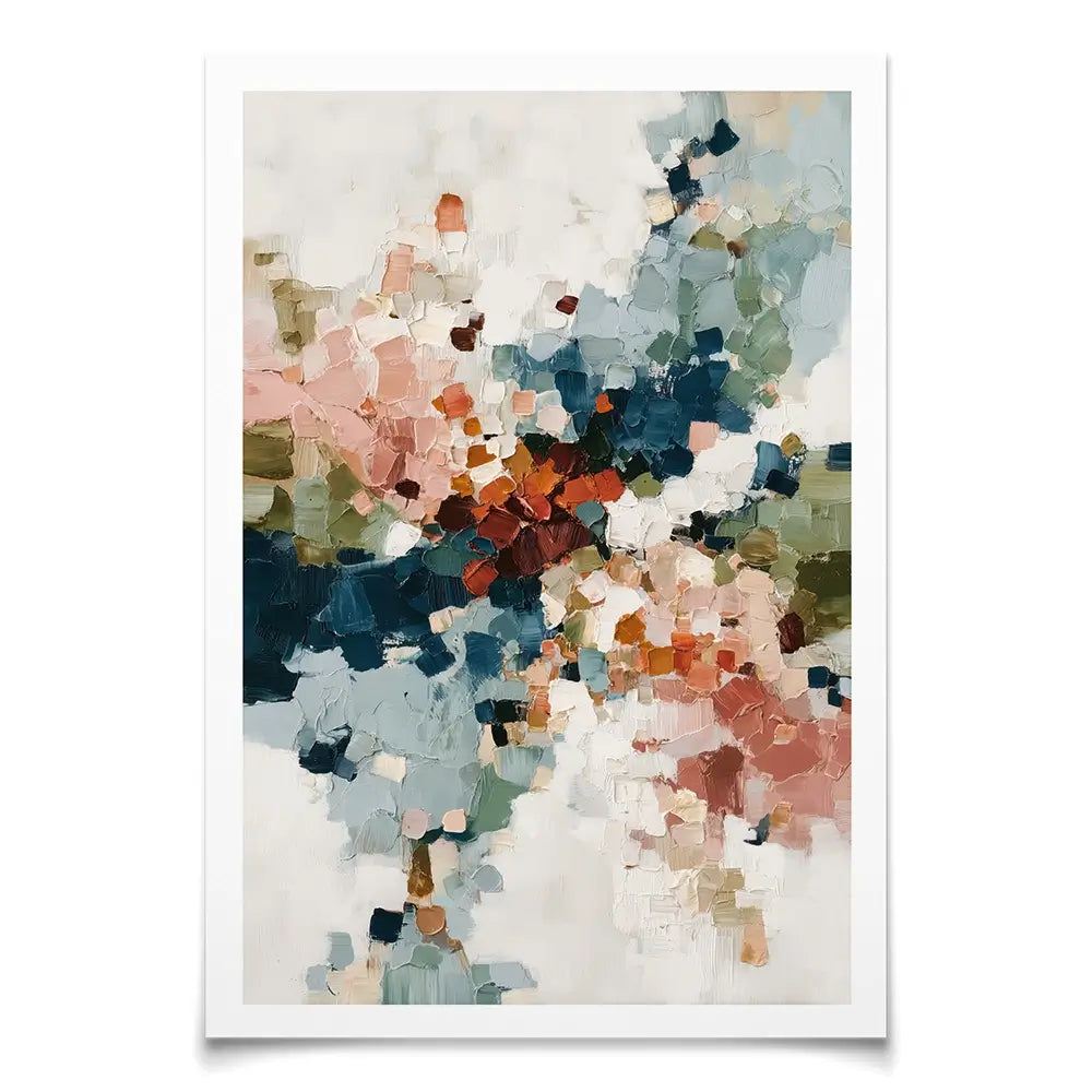 Impasto Burst Art Print Impasto Burst Art Print wall art product Chromatic Storm Studio