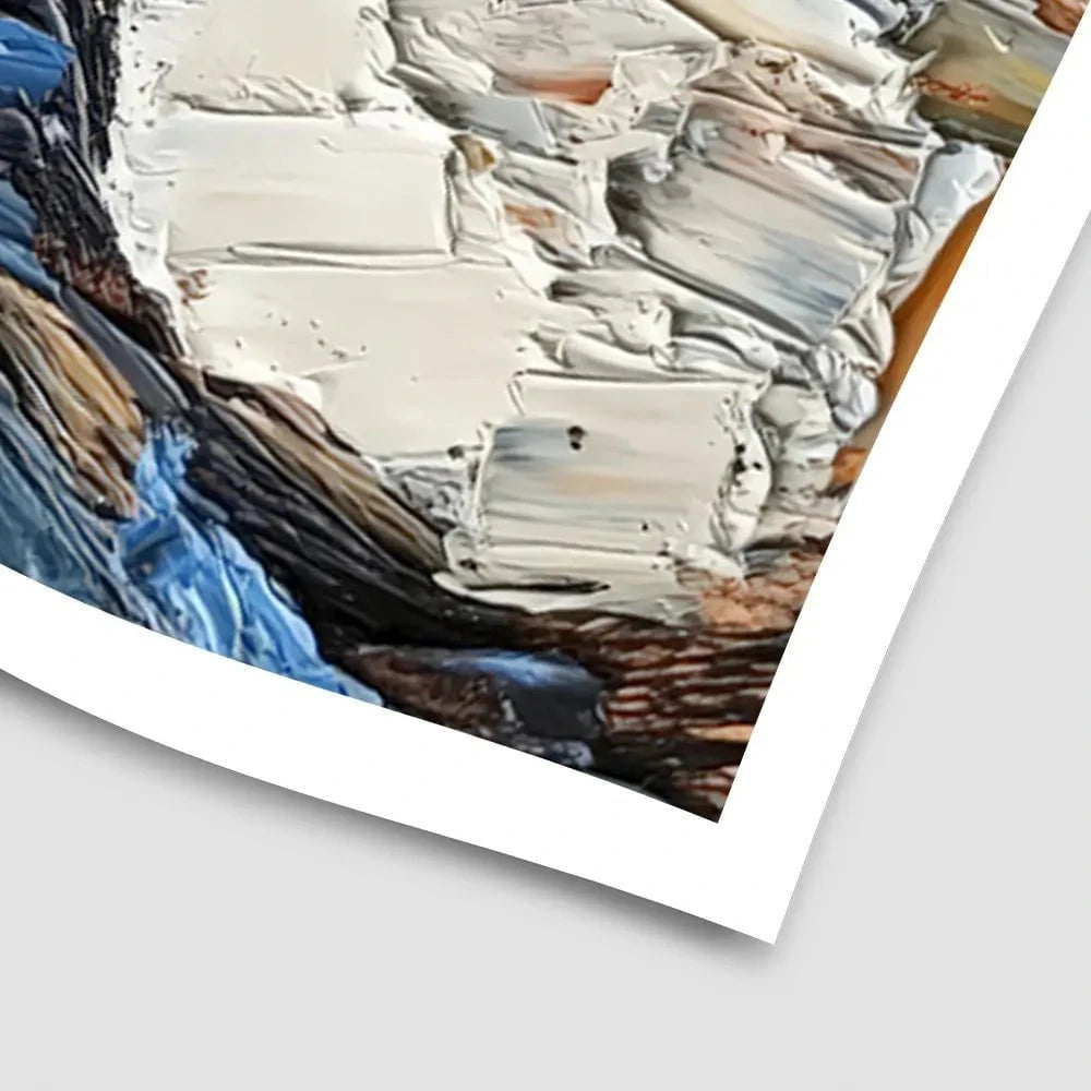 Impasto Puffin Art Print Impasto Puffin Art Print wall art product David Alexander Elder