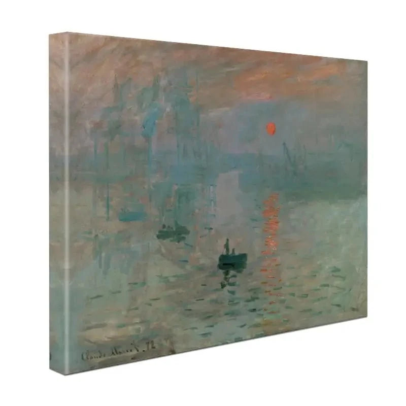 Impression, Sunrise Canvas Print Impression, Sunrise Canvas Print wall art product Claude Monet
