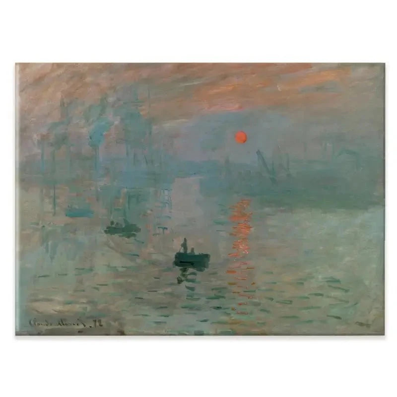 Impression, Sunrise Canvas Print Impression, Sunrise Canvas Print wall art product Claude Monet