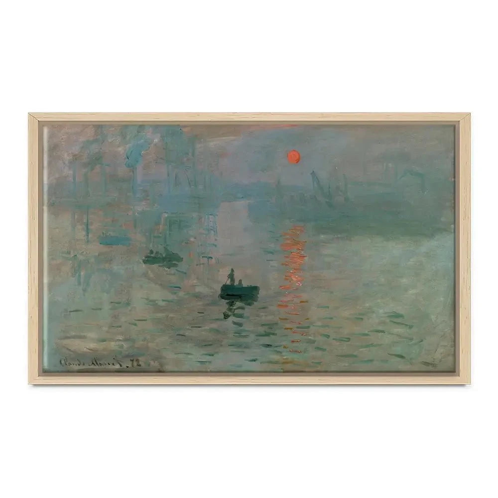 Impression, Sunrise Canvas Print Impression, Sunrise Canvas Print wall art product Claude Monet
