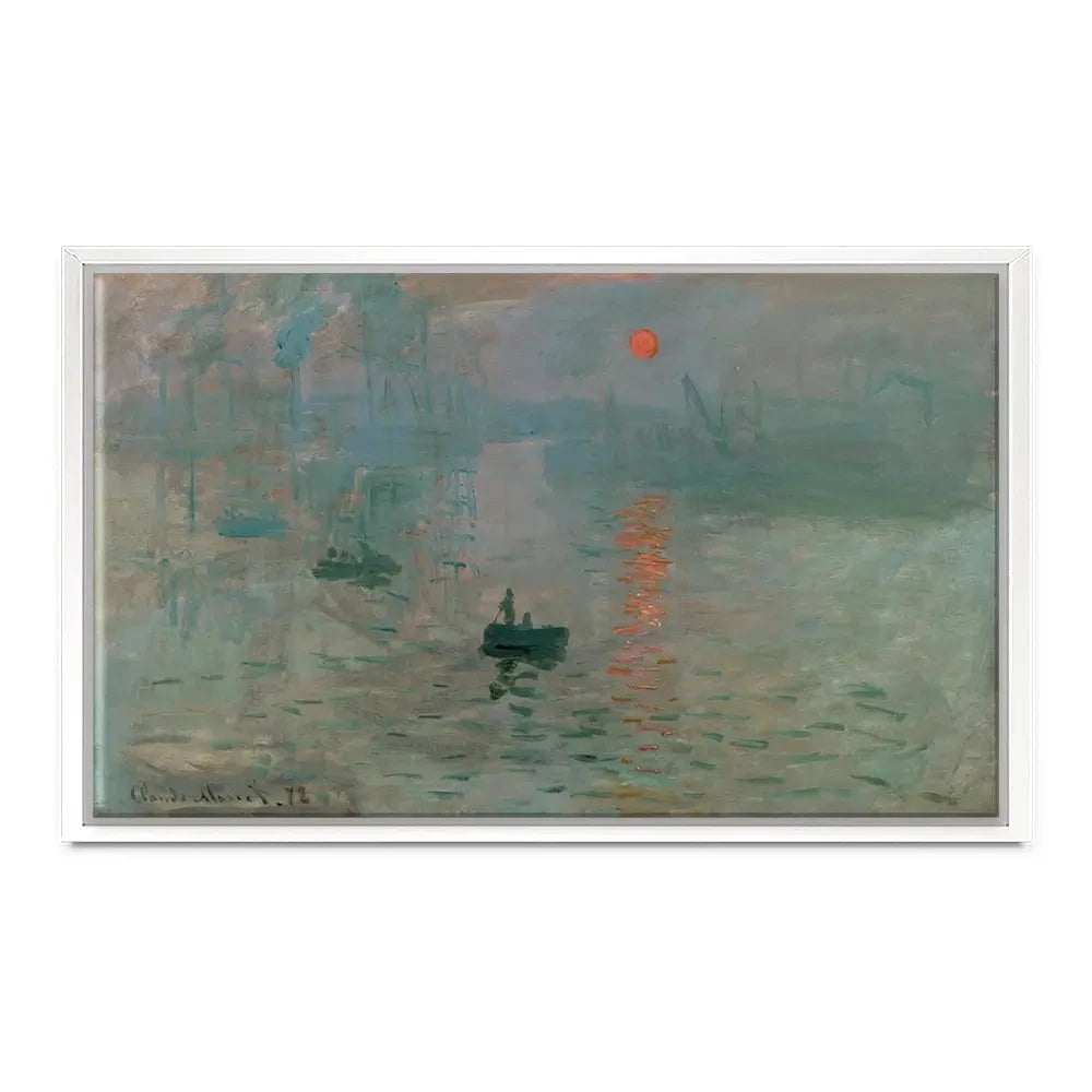 Impression, Sunrise Canvas Print Impression, Sunrise Canvas Print wall art product Claude Monet