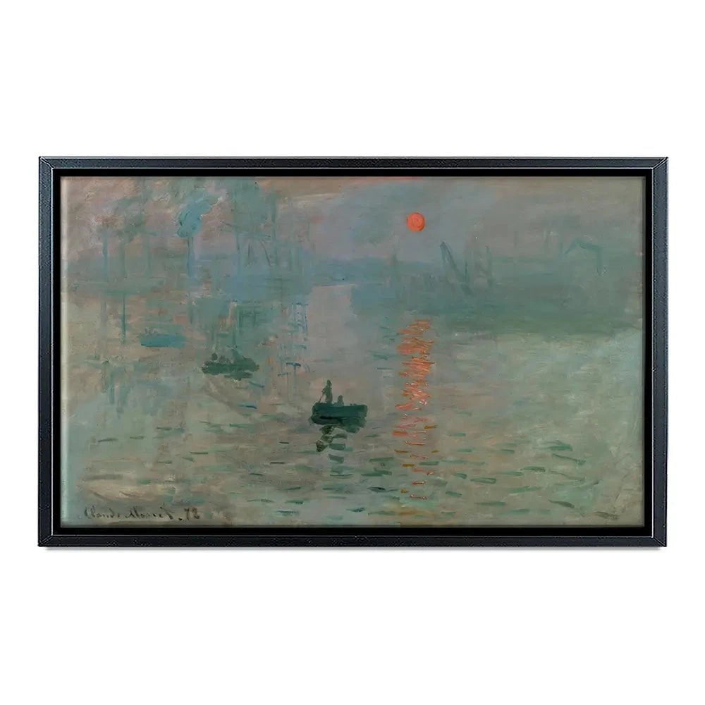 Impression, Sunrise Canvas Print Impression, Sunrise Canvas Print wall art product Claude Monet
