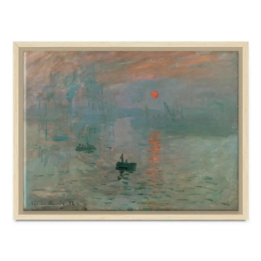 Impression, Sunrise Canvas Print Impression, Sunrise Canvas Print wall art product Claude Monet