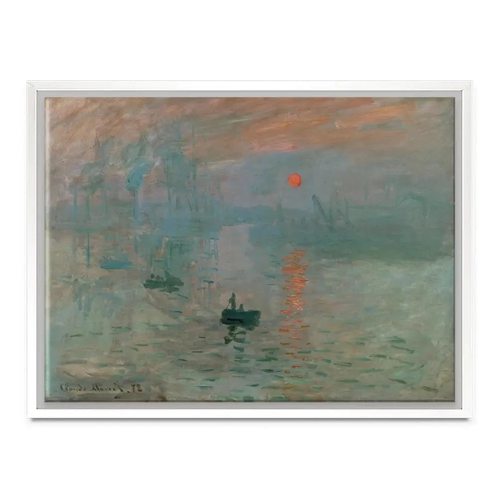 Impression, Sunrise Canvas Print Impression, Sunrise Canvas Print wall art product Claude Monet
