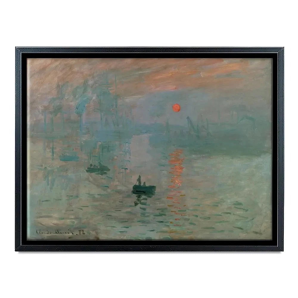 Impression, Sunrise Canvas Print Impression, Sunrise Canvas Print wall art product Claude Monet