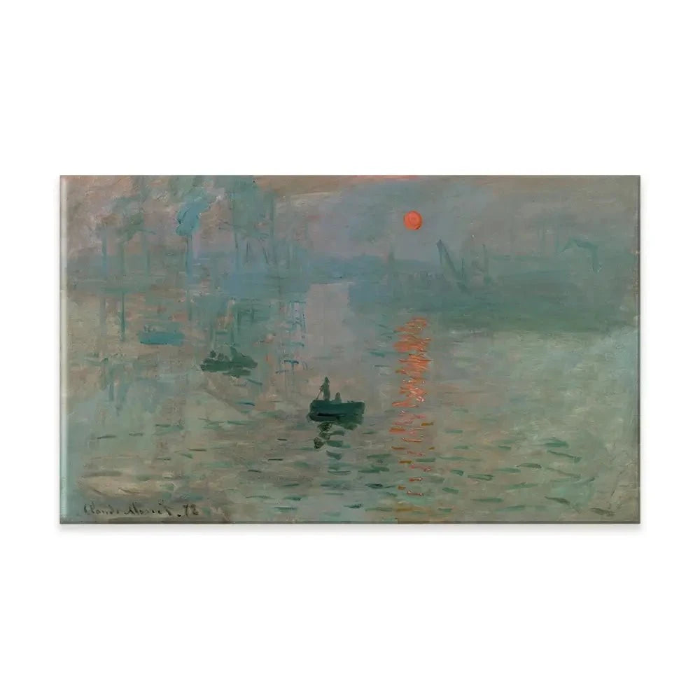 Impression, Sunrise Canvas Print Impression, Sunrise Canvas Print wall art product Claude Monet