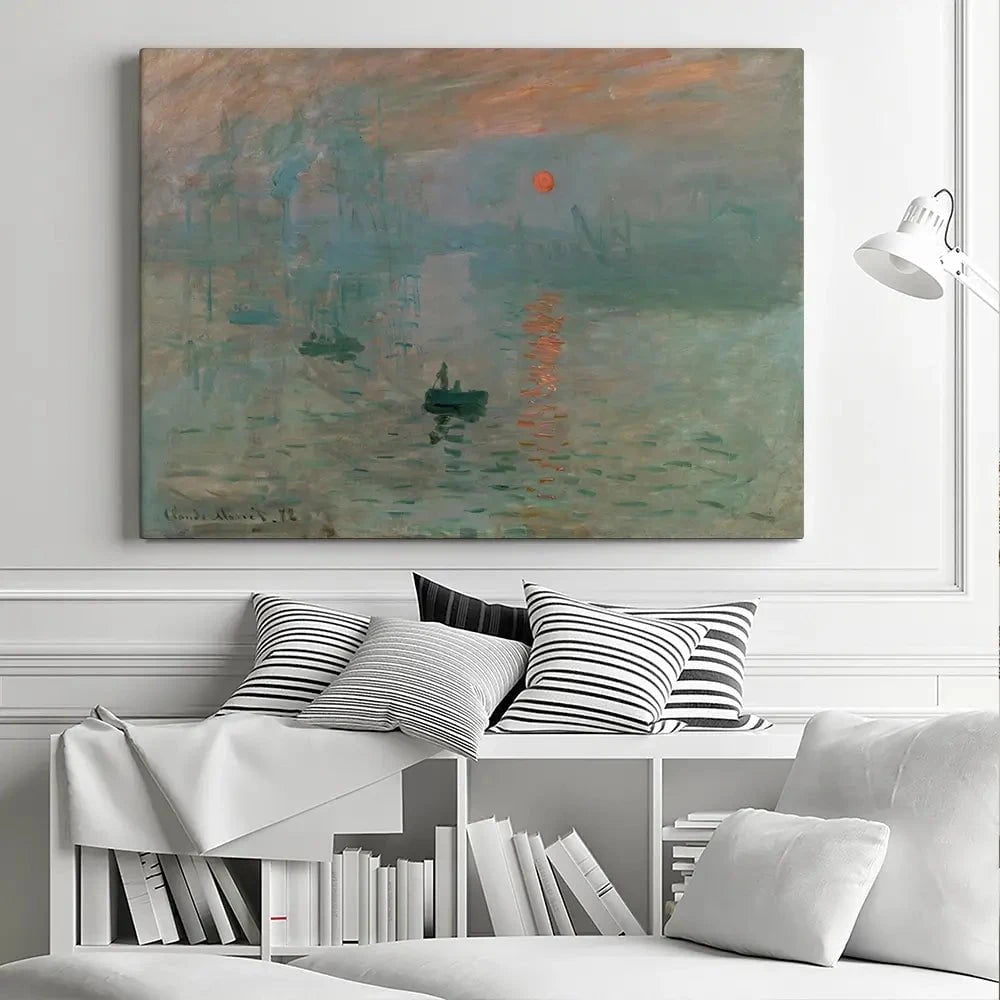 Impression, Sunrise Canvas Print Impression, Sunrise Canvas Print wall art product Claude Monet