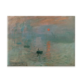 Impression, Sunrise Canvas Print Impression, Sunrise Canvas Print wall art product Claude Monet