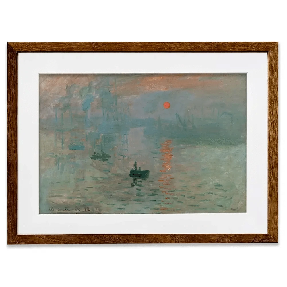 Impression, Sunrise Framed Art Print Impression, Sunrise Framed Art Print wall art product Claude Monet