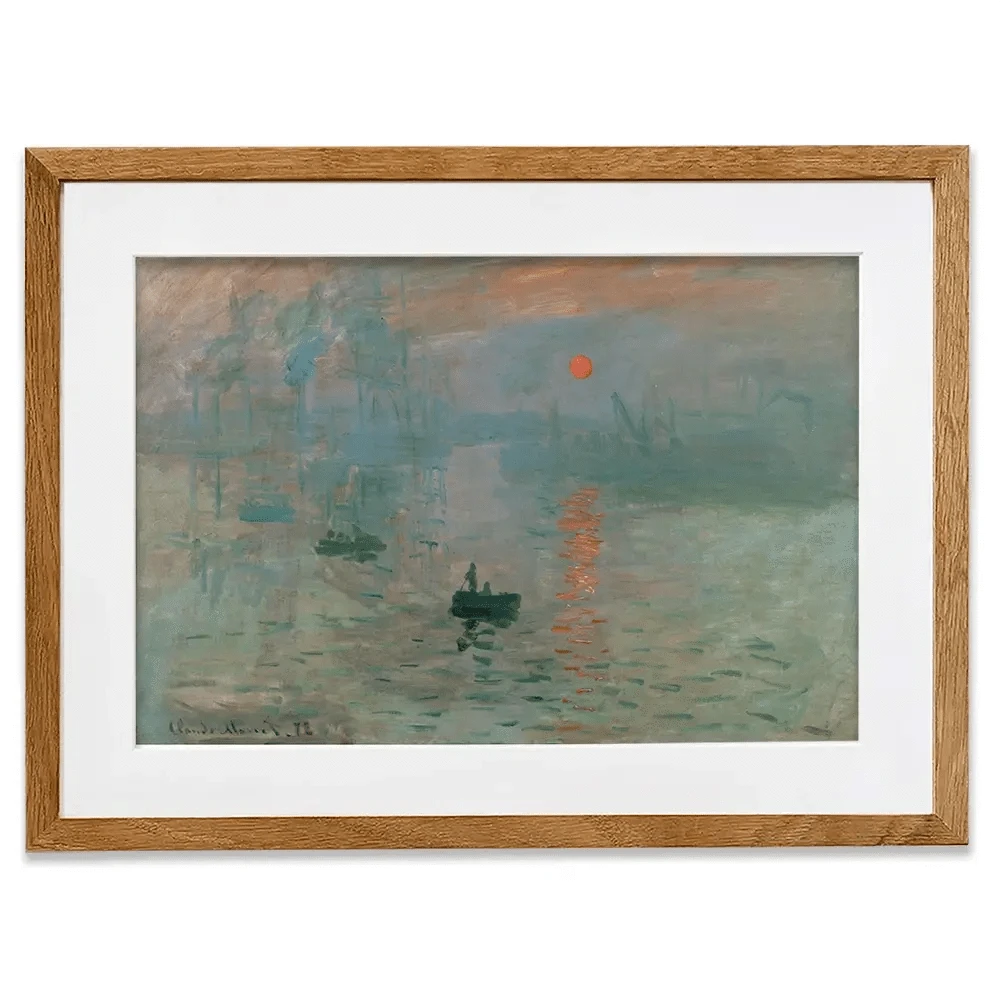 Impression, Sunrise Framed Art Print Impression, Sunrise Framed Art Print wall art product Claude Monet