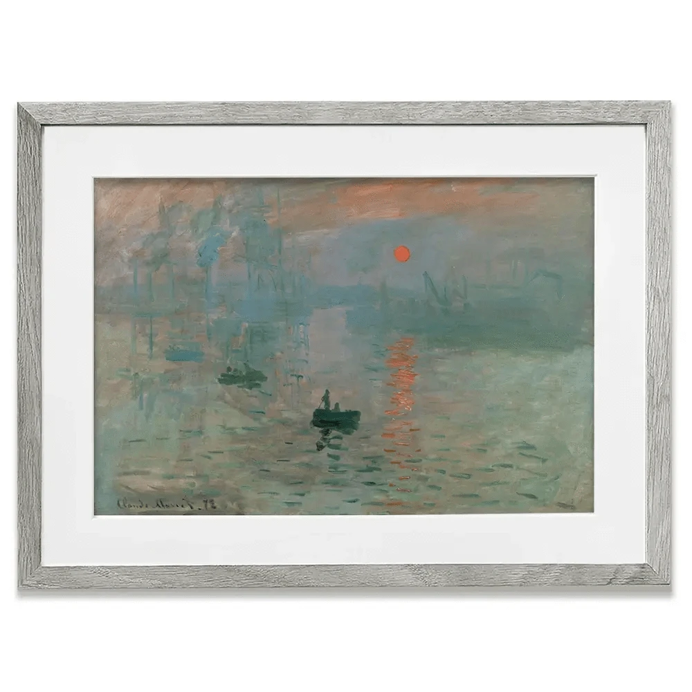 Impression, Sunrise Framed Art Print Impression, Sunrise Framed Art Print wall art product Claude Monet