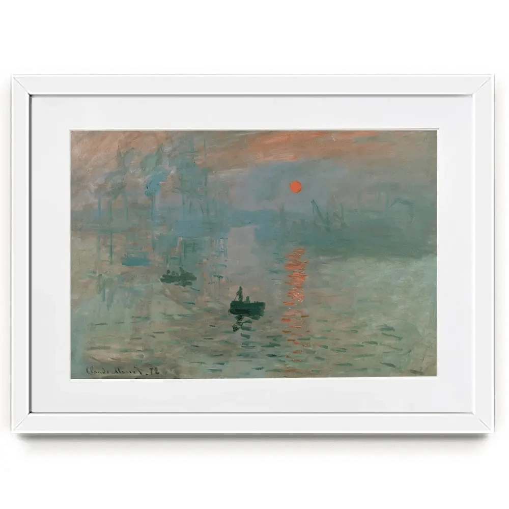 Impression, Sunrise Framed Art Print Impression, Sunrise Framed Art Print wall art product Claude Monet