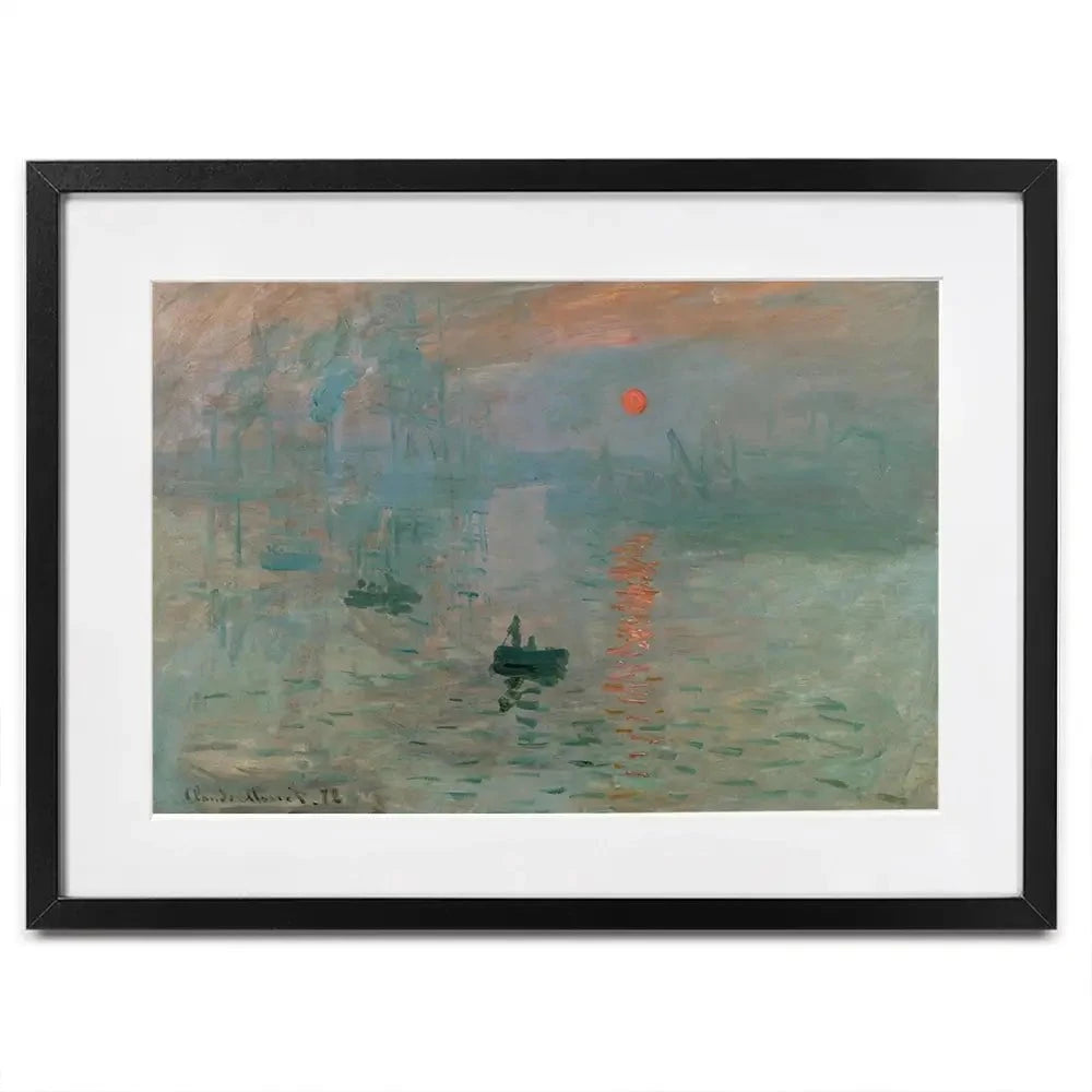 Impression, Sunrise Framed Art Print Impression, Sunrise Framed Art Print wall art product Claude Monet