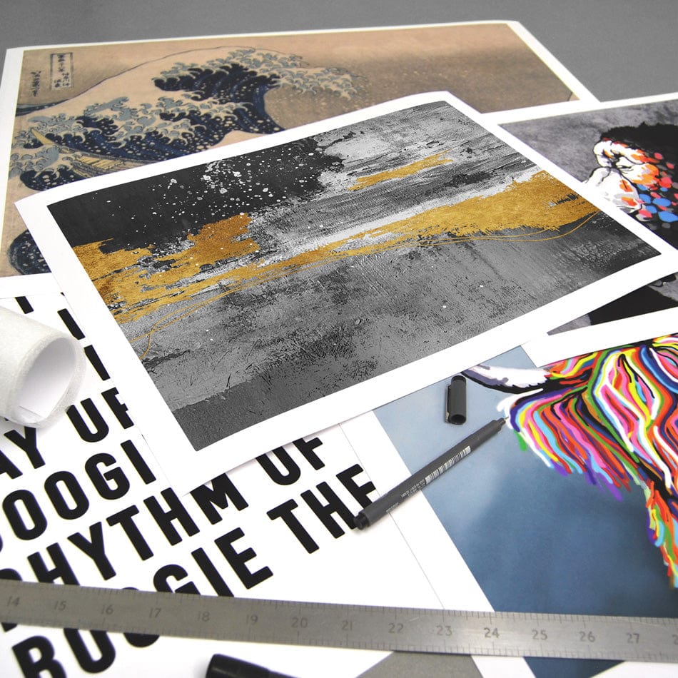 In The Grey Art Print wall art product / Shutterstock