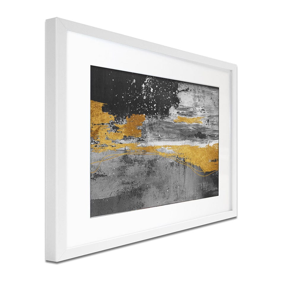 In The Grey Framed Art Print wall art product Muzi pear studio / Shutterstock