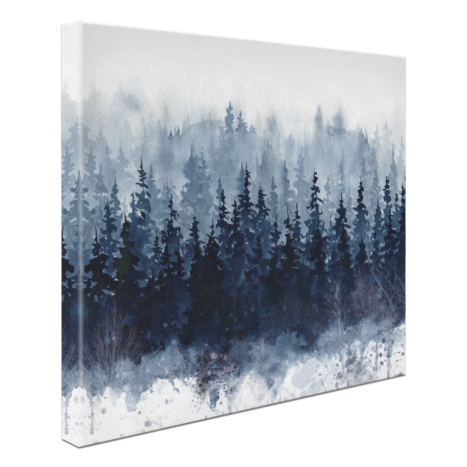 Indigo Forest Canvas Print wall art product Carol Robinson