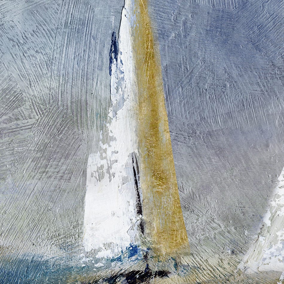 Indigo Swells Canvas Print wall art product Carol Robinson