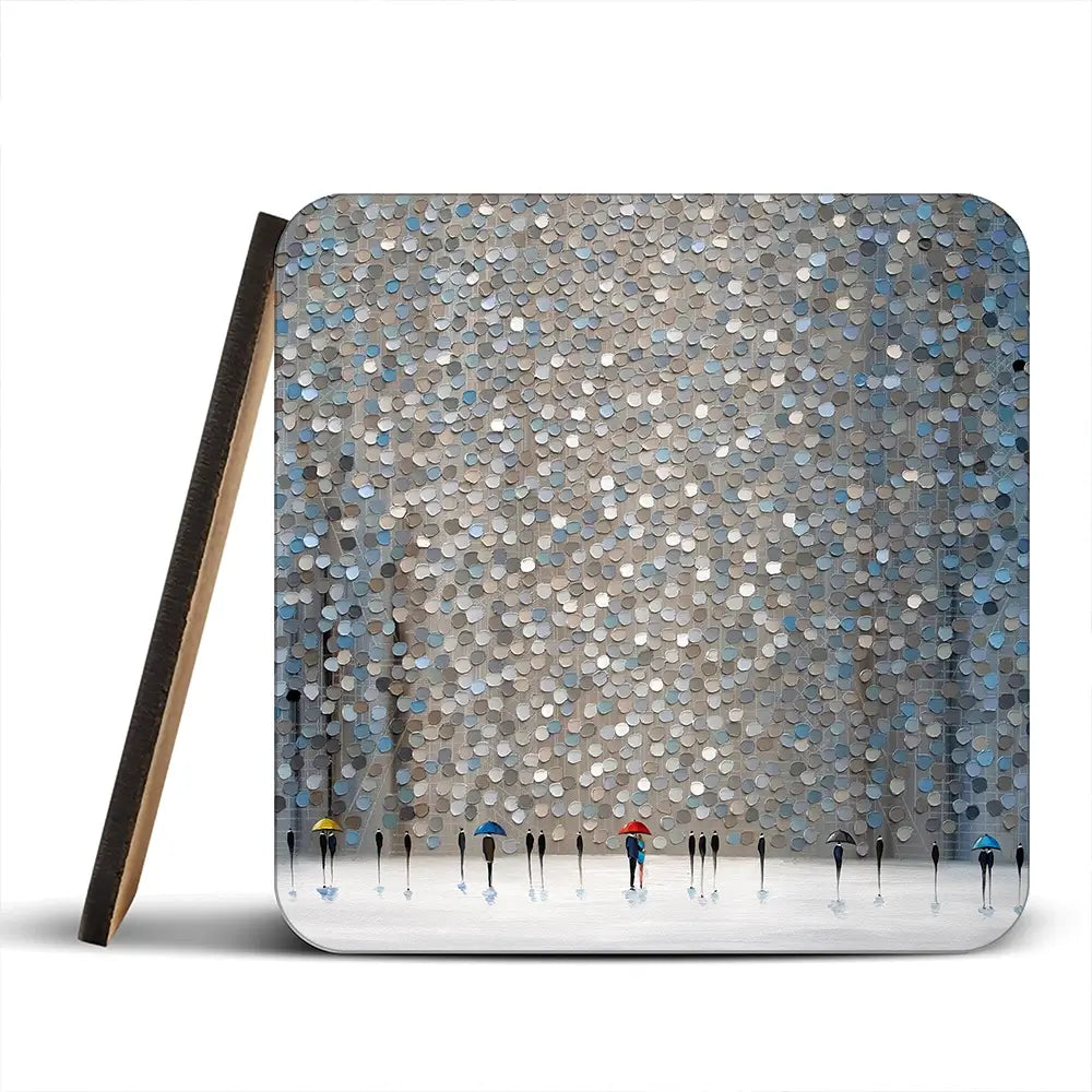 Infinity Rain Coaster Set Infinity Rain Coaster Set wall art product Ekaterina Ermilkina