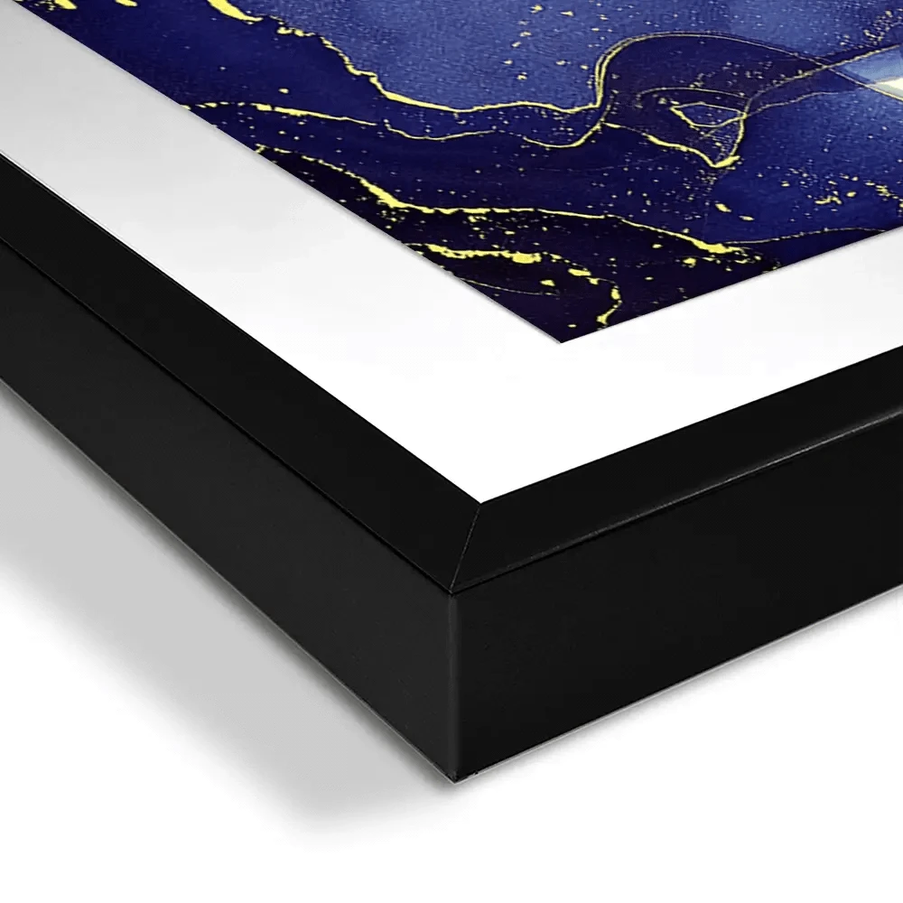 Inky Blue Marble Framed Art Print Trio Inky Blue Marble Framed Art Print Trio wall art product djero.adlibeshe yahoo.com / Shutterstock