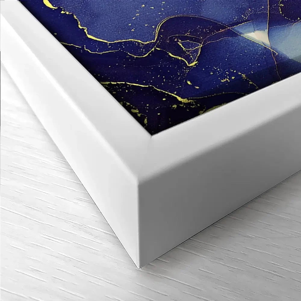 Inky Blue Marble Trio Canvas Print Inky Blue Marble Trio Canvas Print wall art product djero.adlibeshe yahoo.com / Shutterstock