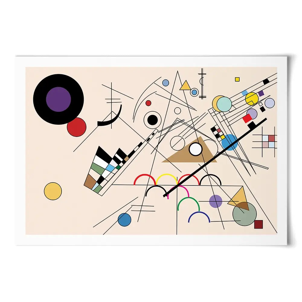 Inspired By Composition 8 Art Print Inspired By Composition 8 Art Print wall art product Darvik Design / Shutterstock
