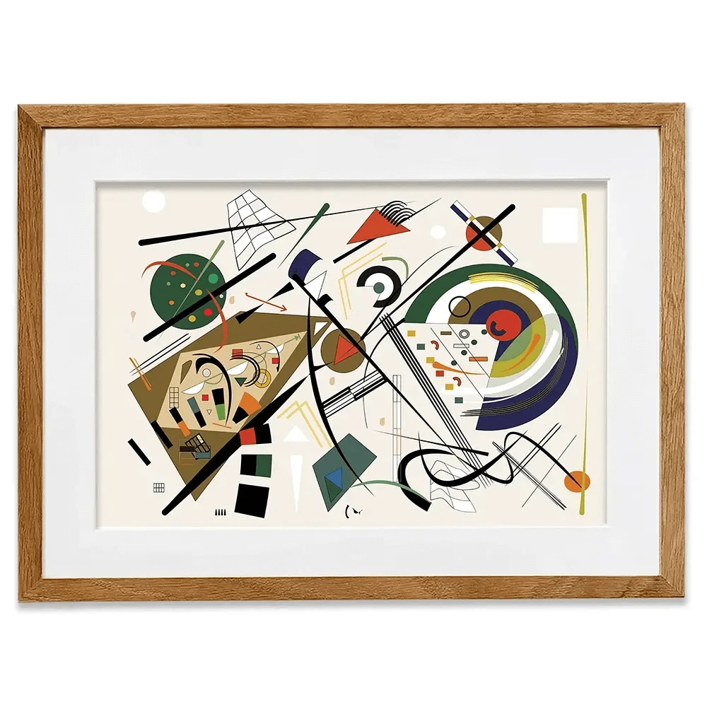 Intersecting Lines Framed Art Print Intersecting Lines Framed Art Print wall art product romi49 / Shutterstock