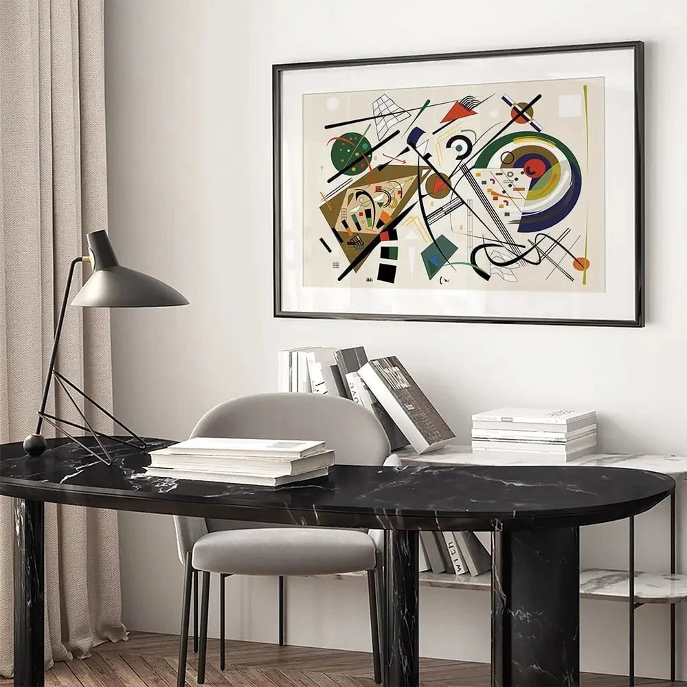 Intersecting Lines Framed Art Print Intersecting Lines Framed Art Print wall art product romi49 / Shutterstock