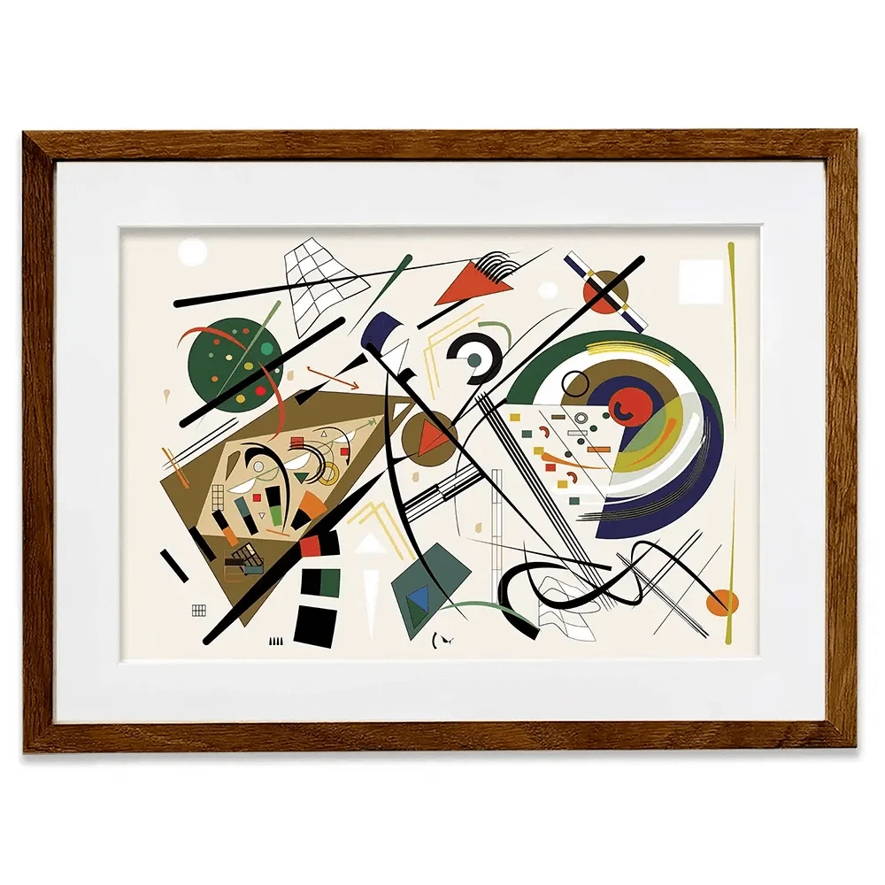 Intersecting Lines Framed Art Print Intersecting Lines Framed Art Print wall art product romi49 / Shutterstock