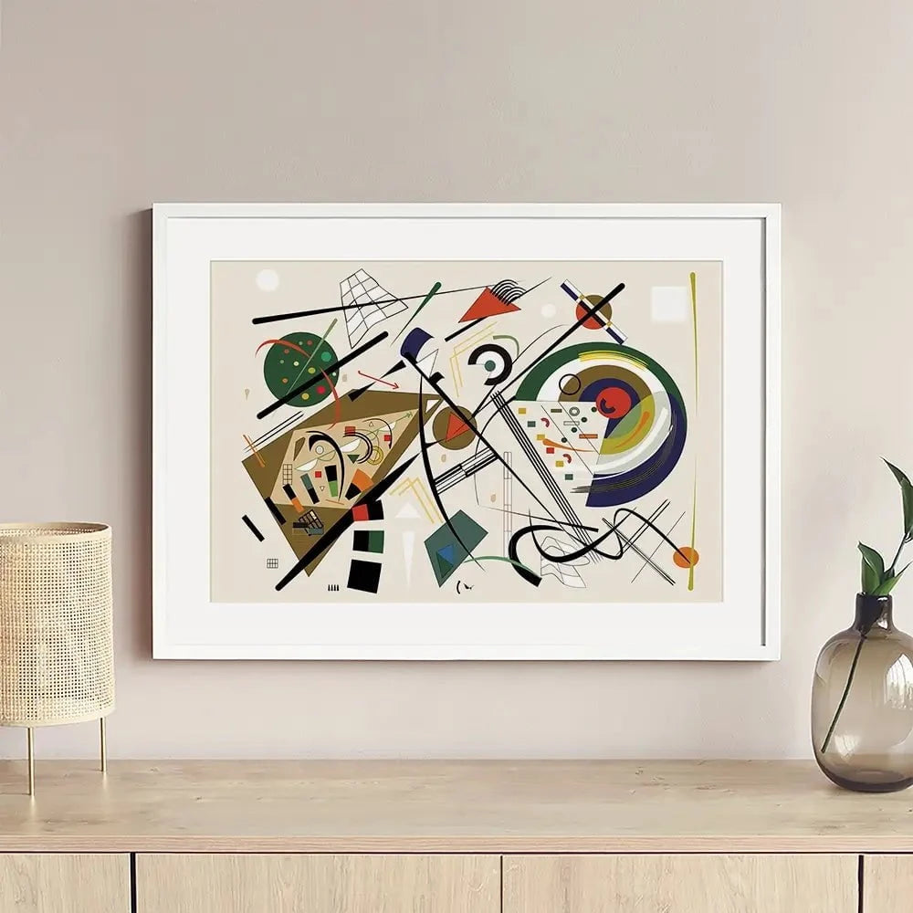Intersecting Lines Framed Art Print Intersecting Lines Framed Art Print wall art product romi49 / Shutterstock