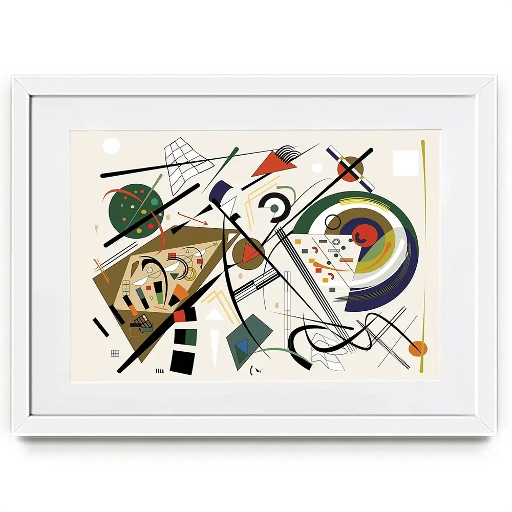 Intersecting Lines Framed Art Print Intersecting Lines Framed Art Print wall art product romi49 / Shutterstock