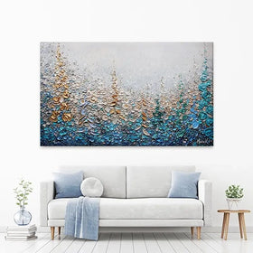 Into The Blue Canvas Print Into The Blue Canvas Print wall art product Nada Khatib