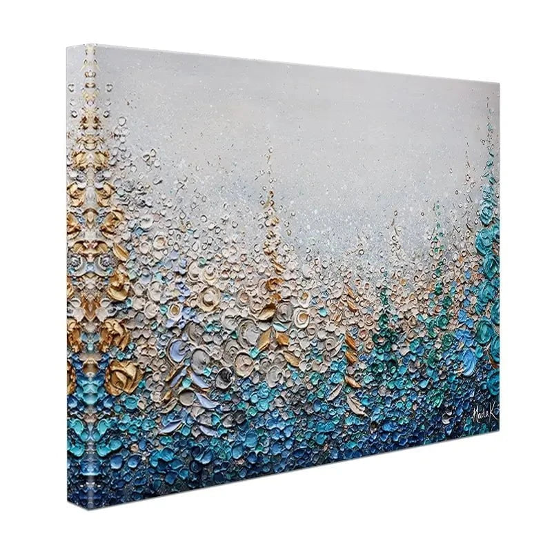 Into The Blue Canvas Print Into The Blue Canvas Print wall art product Nada Khatib