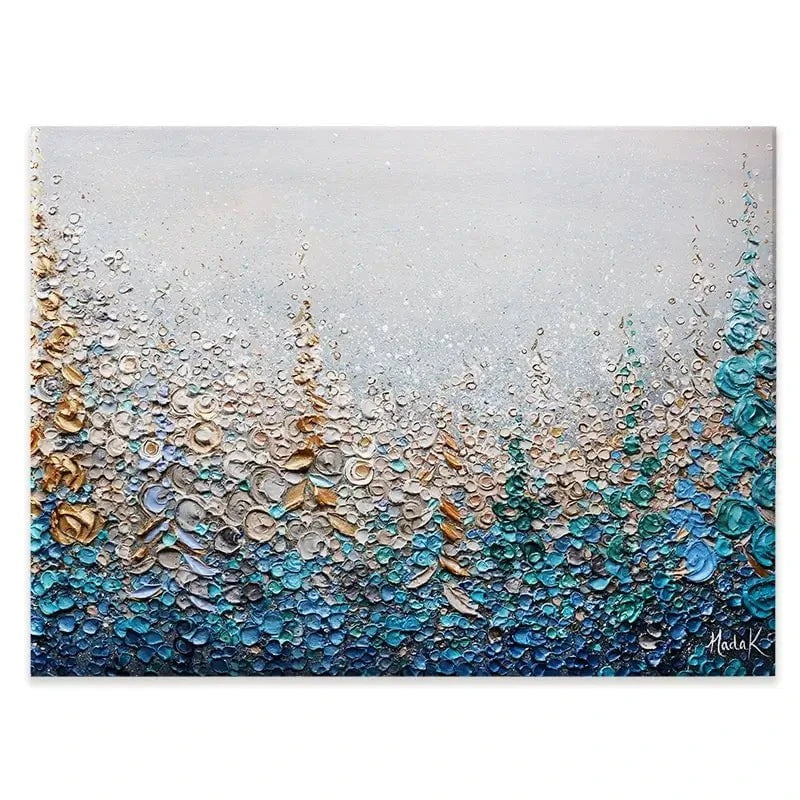 Into The Blue Canvas Print Into The Blue Canvas Print wall art product Nada Khatib