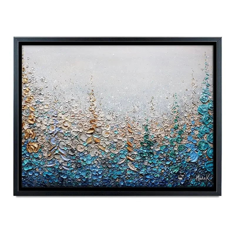 Into The Blue Canvas Print Into The Blue Canvas Print wall art product Nada Khatib